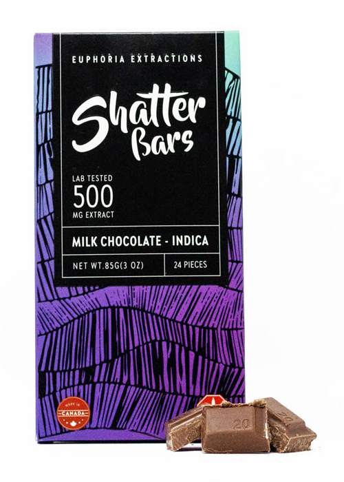 Chocolate Shatter Bars - 500mg