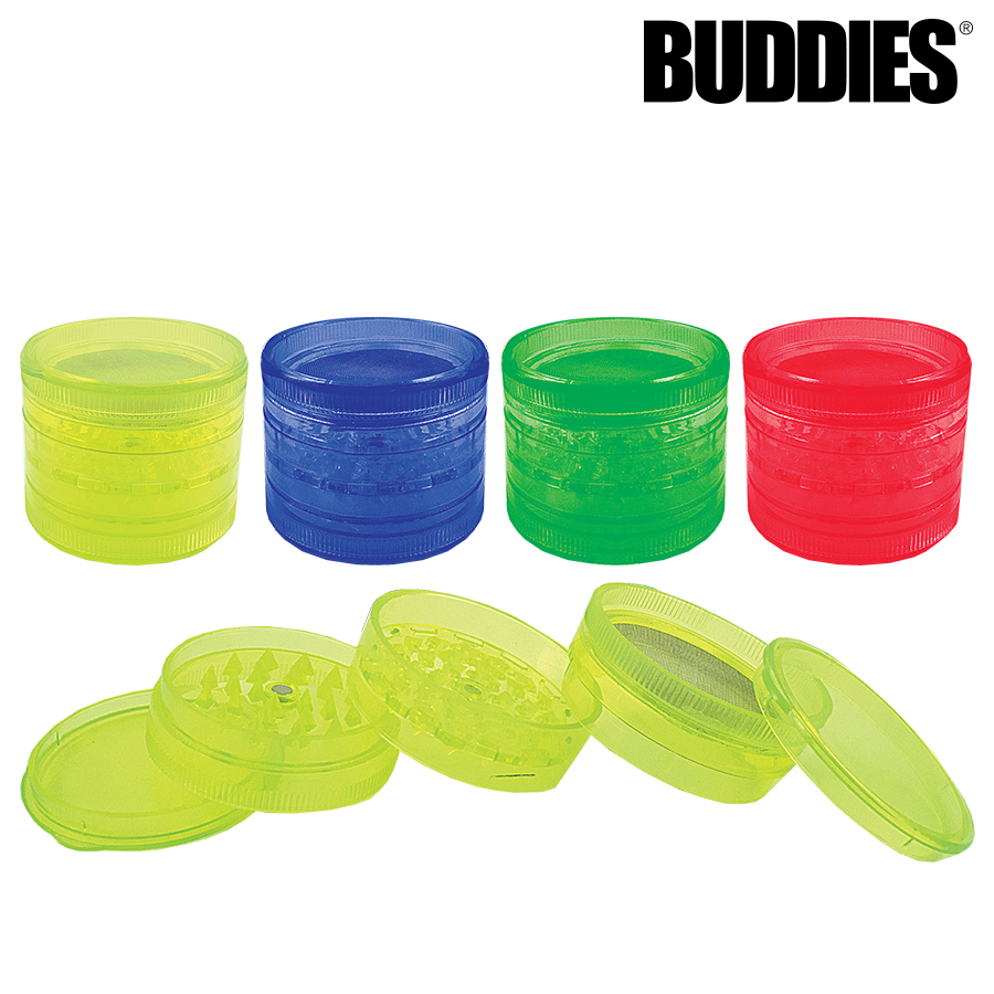 BUDDIES Plastic 5 Piece Grinder