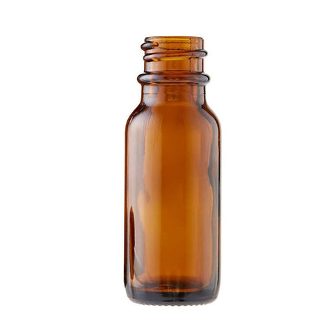 Amber Glass Bottle 30mL For 1mL Eye Dropper