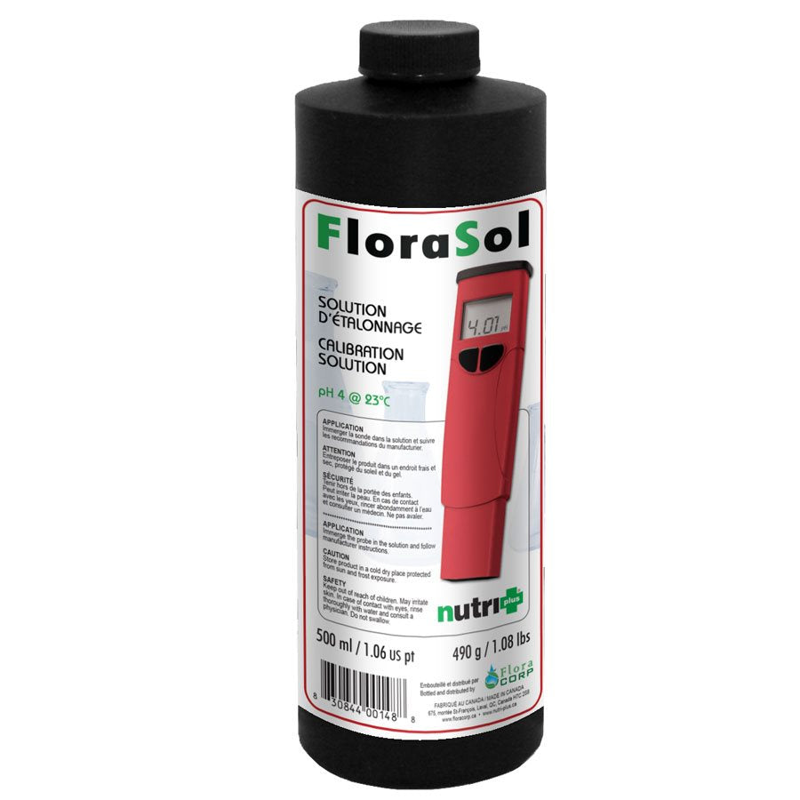 Nutri+ Florasol Calibration Solution pH 4 500ml