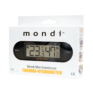 Mondi Mini Greenhouse Thermo Hygrometer