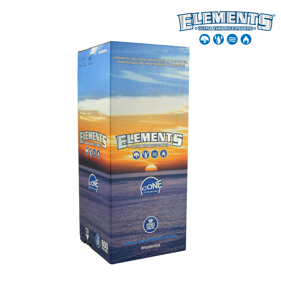 ELEMENTS ULTIMATE THIN PRE-ROLLED KINGSIZE CONES