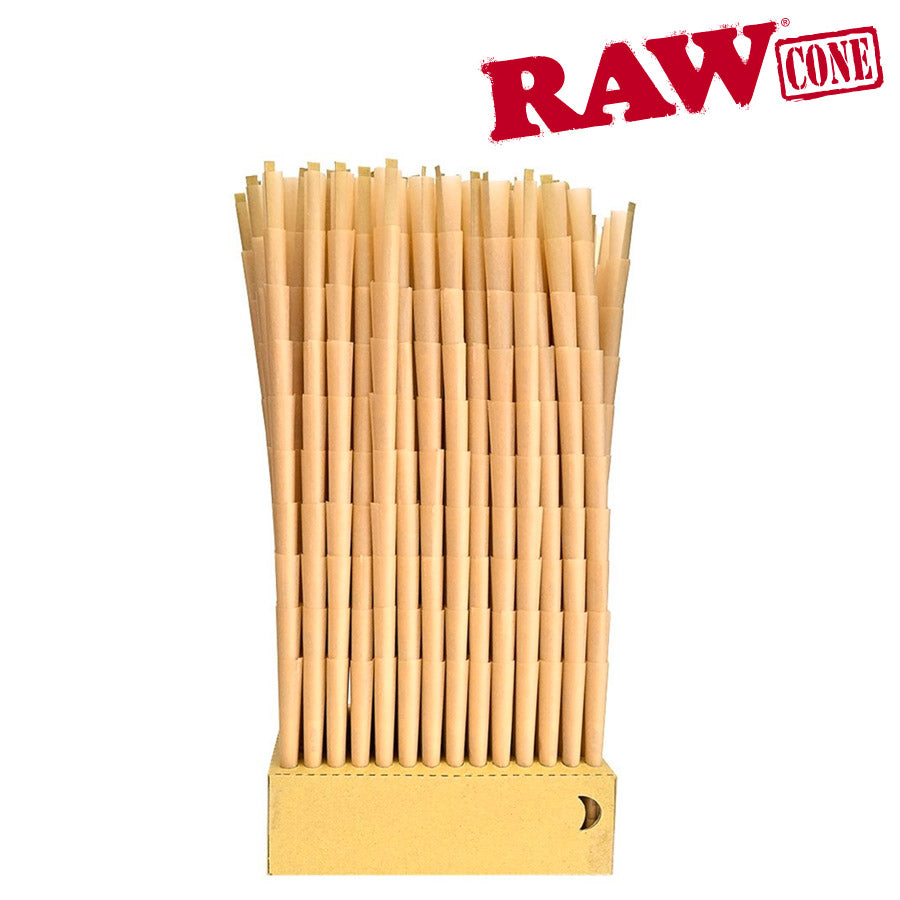 RAW CLASSIC NATURAL UNREFINED PRE-ROLLED KING SIZE CONES