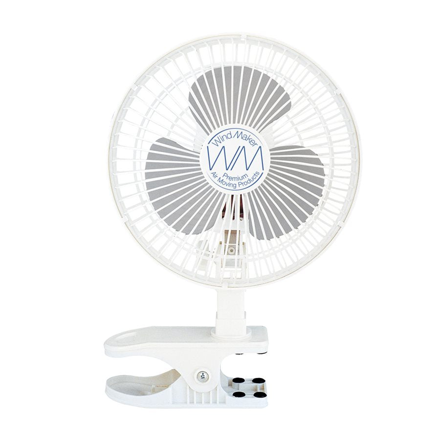 WindMaker 6" Clip Fan 2-Speed 120V 18-14W
